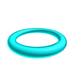 Neon Turquoise Halo