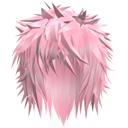 pink gothic messy emo boy hair