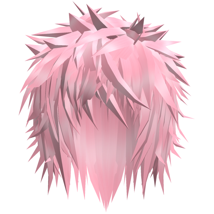 pink gothic messy emo boy hair