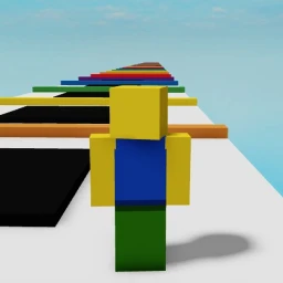 Rainbow Jump Over Walls Obby icon
