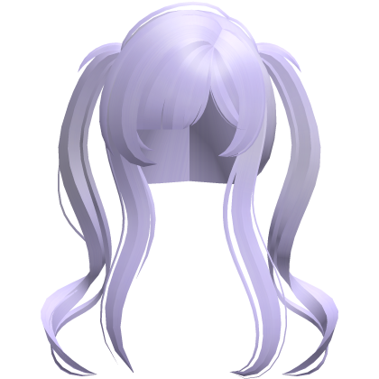 flowy long wispy moe vamp ponytails purple