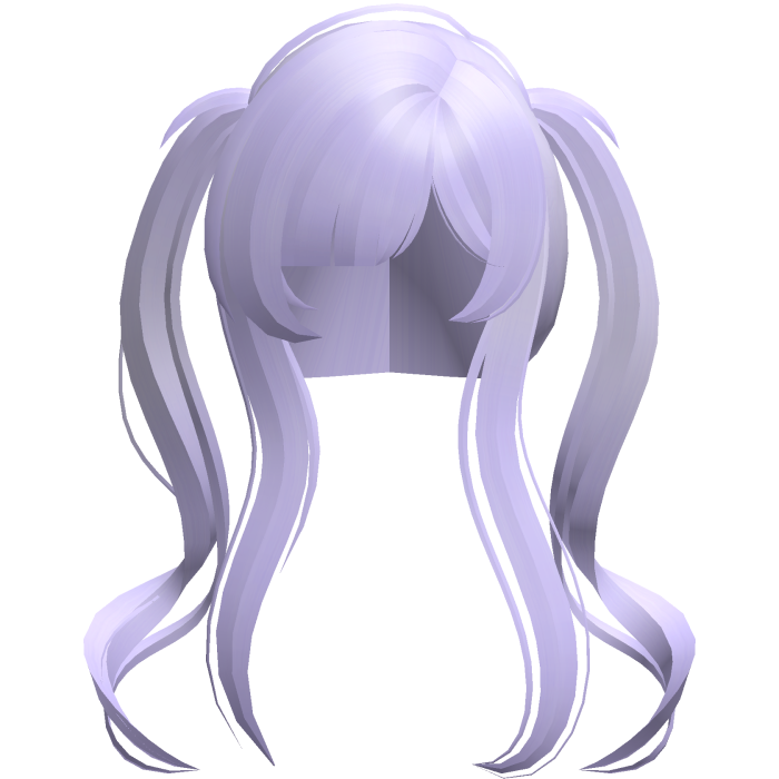 flowy long wispy moe vamp ponytails purple