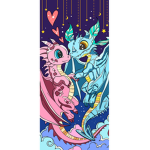 Mermaid gamer girl