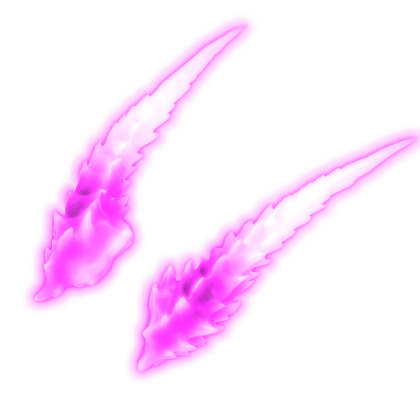 Glowing Demon Horns (Emissive) - Hot Pink
