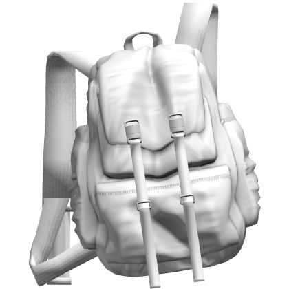 Off Shoulder Backpack White