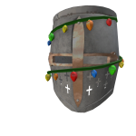 Christmas Knight Helmet