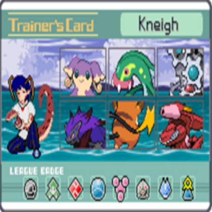 Kneigh's Trainer Card Roblox decal