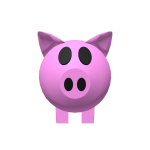Piggy Bank Shoulder Friend