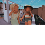 Só amigos angel e Laura e do roblox ok