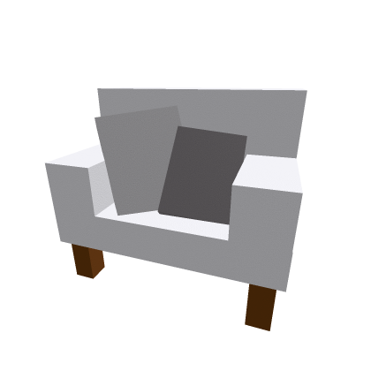 White Couch with pillows