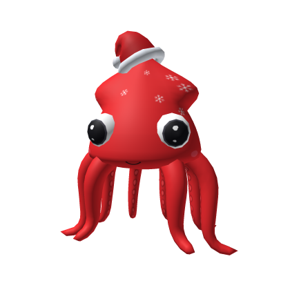 Cute Christmas Squid