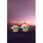 Baby yoda twins fan club