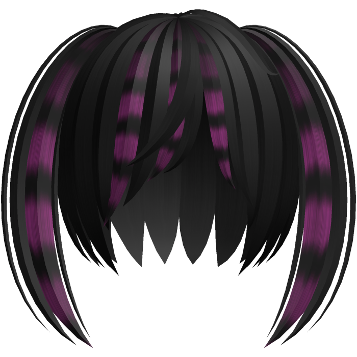 black pink vkei moe scene pigtails