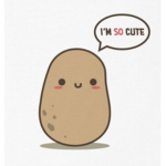 Cute potato adoptmewithhappy