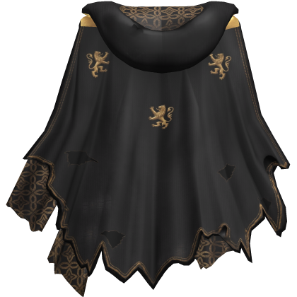 Distressed Torn Cape