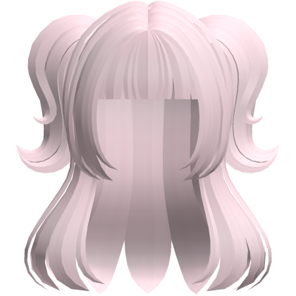 🐾 cute swirly half up doll tween hair baby pink