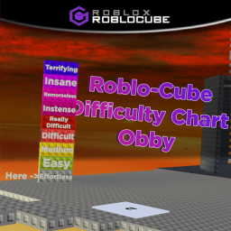 Roblo-Cube Difficulty Chart Obby