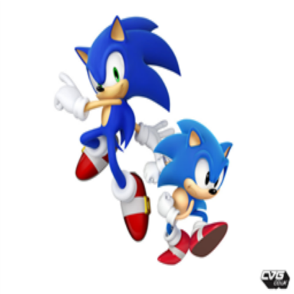 Sonic Generations: Modern and Classic Sonic Roblox decal