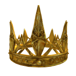 (CODE: 9FW) 24K Gold Tyrant Crown