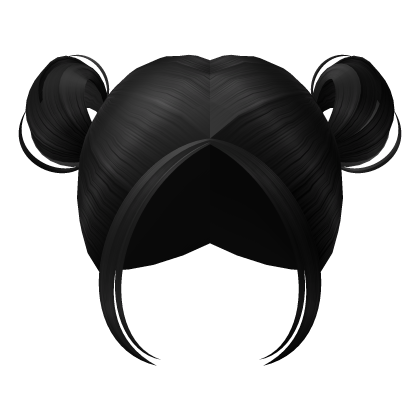 Kawaii High Buns in Black