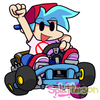 Boy in Mario Kart Roblox decal