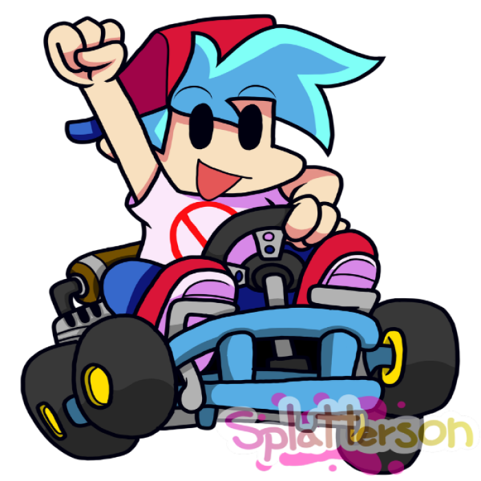 Boy in Mario Kart Roblox decal