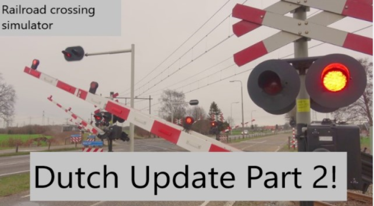 railroad crossing simulator screenshot 1