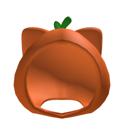 Cute Halloween Pumpkin Cat Hood
