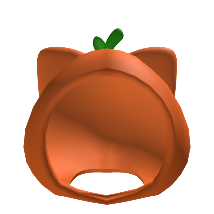 Cute Halloween Pumpkin Cat Hood