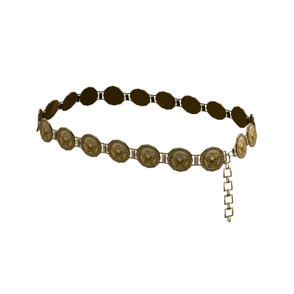 Luxurious Gold Metal Coin Chain Belt | Roblox Item - Rolimon's