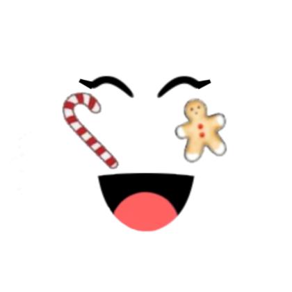 super happy face xmasss Roblox decal
