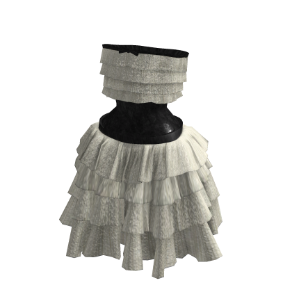 SS14 couture dress (White & Black) thumbnail