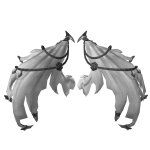 Dragon Silver White Wings
