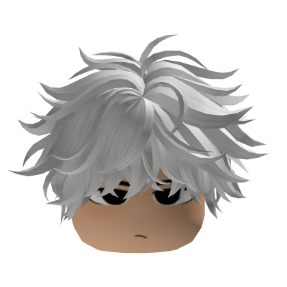White Messy Hair w Annoyed Face thumbnail
