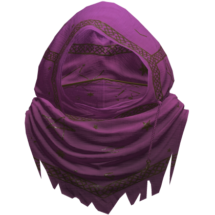 Pink Sorcerer Distressed Rune Hood