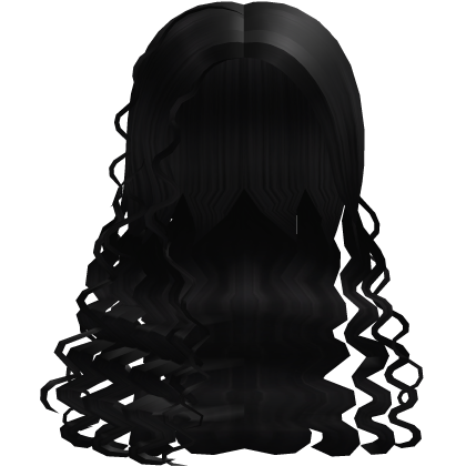 🌊 Moana's Curly Ocean Princess Hair (Black) Roblox item
