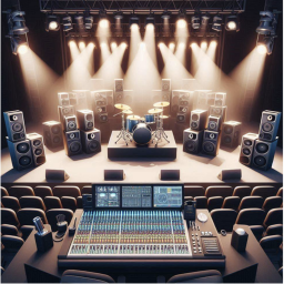 Stage Lighting and Speakers (Demo World)