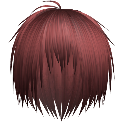 Red Emo Vkei Messy Hair Roblox item