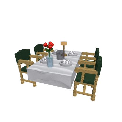 updated! Titanic dining table with chairs.