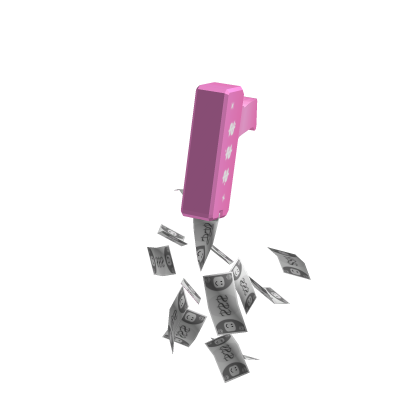 [HAND ITEM] Pink Money Gun thumbnail