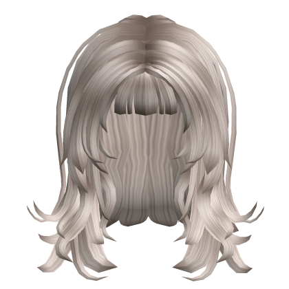 Grunge Y2K Wolfcut Messy Hair Ash Blonde Roblox item