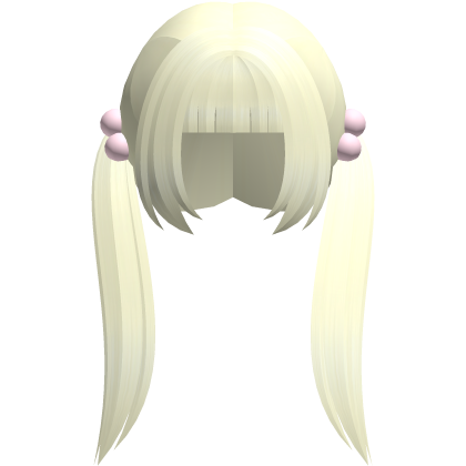 blonde black alt moe straight bobble pigtails