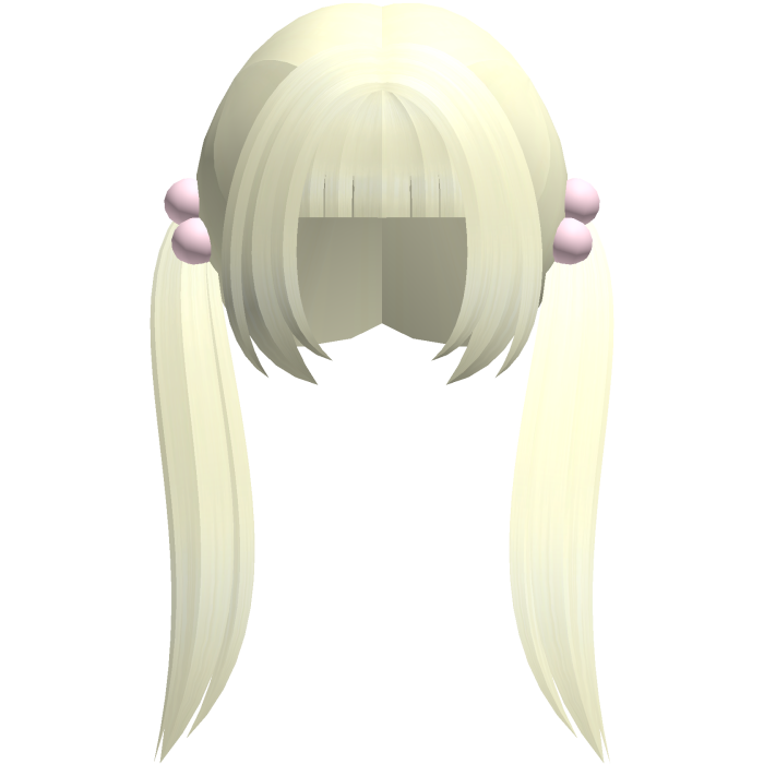 blonde black alt moe straight bobble pigtails