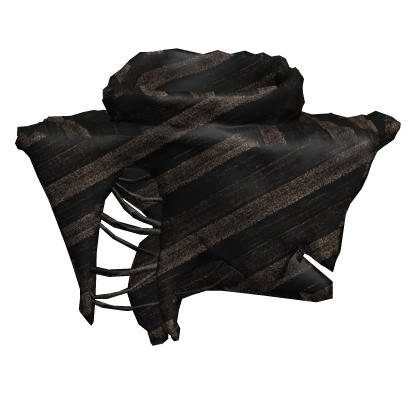 Beige Striped Torn Cape Roblox item