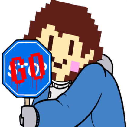 chara-sans and the stop sign Roblox decal