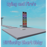 Dying and Fire's Difficulty Chart Obby Fan Club
