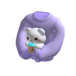Boba Bear Sweater (Taro)