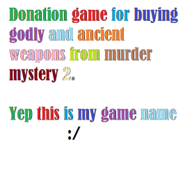 Donation For Free Godly In murder mystery