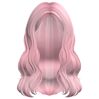 Long Sweet Heart Wavy Girl Hair (Pink) Roblox item