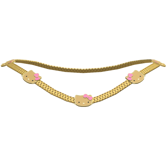 Gold kitty rolex chain necklace [3.0]